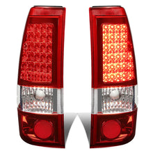 Load image into Gallery viewer, 99-03 Chevrolet Silverado/GMC Sierra LED Tail Lights - Chrome Red