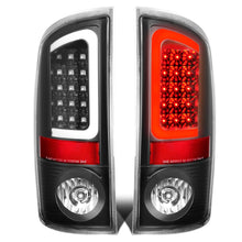 Load image into Gallery viewer, 02-06 Dodge Ram C-Bar U-Halo LED Tail Lights Black/Clear