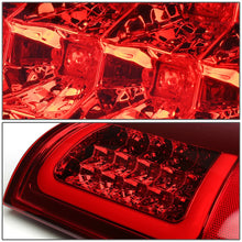 Load image into Gallery viewer, 02-06 Dodge Ram C-Bar U-Halo LED Tail Lights Chrome Red