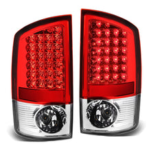 Load image into Gallery viewer, 02-06 Dodge Ram LED Tail Lights - Chrome Red