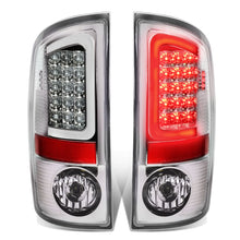 Load image into Gallery viewer, 07-09 Dodge Ram C-Bar 3D U-Halo LED Tail Lights Chrome/Clear