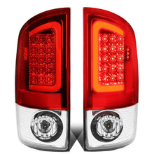 Load image into Gallery viewer, 07-09 Dodge Ram C-Bar 3D U-Halo LED Tail Lights Chrome Red