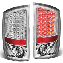 Load image into Gallery viewer, 2007-2009 Dodge Ram LED Tail Lights Chrome/Clear