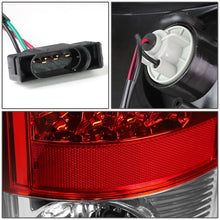 Load image into Gallery viewer, 07-09 Dodge Ram 1500 2500 3500 LED Tail Lights Chrome Red