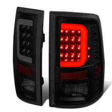 Load image into Gallery viewer, 09-17 Dodge Ram 1500 2500 3500 C-Bar Style 3D LED Tail Lights Black/Smoke