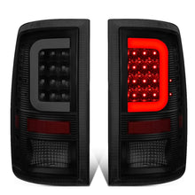 Load image into Gallery viewer, 09-17 Dodge Ram 1500 2500 3500 C-Bar Style 3D LED Tail Lights Black/Smoke