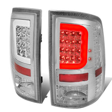Load image into Gallery viewer, 09-17 Dodge Ram C-Bar 3D LED Tail Lights Chrome/Clear