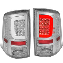 Load image into Gallery viewer, 09-17 Dodge Ram C-Bar 3D LED Tail Lights Chrome/Clear
