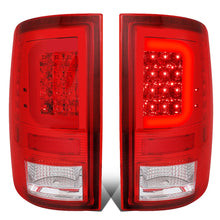 Load image into Gallery viewer, 09-17 Dodge Ram C-Bar 3D LED Tail Lights Chrome Red