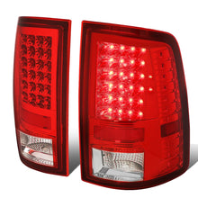 Load image into Gallery viewer, 09-17 Dodge Ram LED Tail Lights Chrome Red