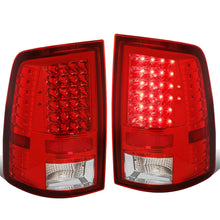 Load image into Gallery viewer, 09-17 Dodge Ram LED Tail Lights Chrome Red