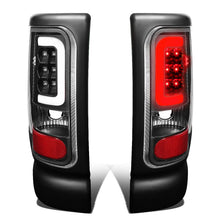 Load image into Gallery viewer, 94-02 Dodge Ram C-Bar 3D U-Halo LED Tail Lights Black/Clear
