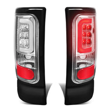 Load image into Gallery viewer, 94-02 Dodge Ram C-Bar 3D U-Halo LED Tail Lights Chrome Clear
