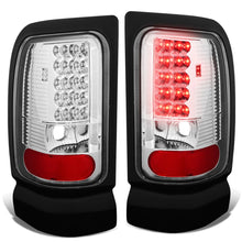 Load image into Gallery viewer, 94-02 Dodge Ram LED Tail Lights - Chrome/Clear