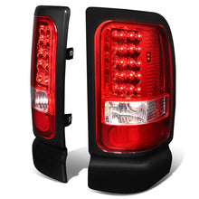 Load image into Gallery viewer, 94-02 Dodge Ram LED Tail Lights Chrome Red