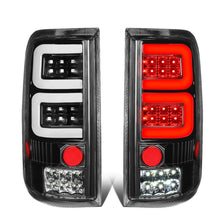 Load image into Gallery viewer, 04-08 Ford F-150 3D Style Dual C-Bar LED Tail Lights - Black/Clear