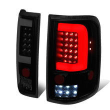 Load image into Gallery viewer, 04-08 Ford F-150 3D C-Bar LED Tail Lights - Black/Smoke