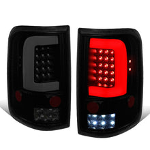 Load image into Gallery viewer, 04-08 Ford F-150 3D C-Bar LED Tail Lights - Black/Smoke