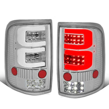 Load image into Gallery viewer, 04-08 Ford F-150 3D Style Dual C-Bar LED Tail Lights - Chrome/Clear