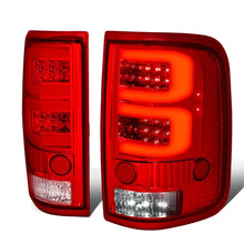 Load image into Gallery viewer, 04-08 Ford F-150 3D Style Dual C-Bar LED Tail Lights - Chrome/Red