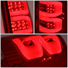 Load image into Gallery viewer, 04-08 Ford F-150 3D Style Dual C-Bar LED Tail Lights - Chrome/Red