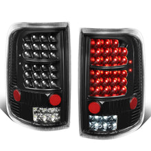 Load image into Gallery viewer, 2004-2008 Ford F-150 LED Tail Lights - Black Clear