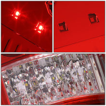 Load image into Gallery viewer, 04-08 Ford F-150 LED Tail Lights Chrome Red
