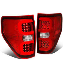 Load image into Gallery viewer, 09-14 Ford F-150 Dual C-Bar 3D LED Tail Lights - Chrome/Red