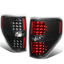 Load image into Gallery viewer, 09-14 Ford F-150 Full LED Tail Lights - Black/Clear