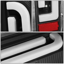 Load image into Gallery viewer, 90-97 Ford F-150/F-250/F-350/Bronco 3D LED Tail Lights Black/Clear