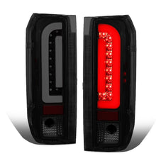 Load image into Gallery viewer, 90-97 Ford F-150/F-250/F-350/Bronco 3D LED Tail Lights Black/Smoke