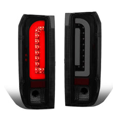 Load image into Gallery viewer, 90-97 Ford F-150/F-250/F-350/Bronco 3D LED Tail Lights Black/Smoke