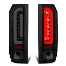Load image into Gallery viewer, 90-97 Ford F-150/F-250/F-350/Bronco 3D LED Tail Lights Black/Smoke