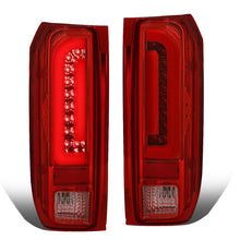 Load image into Gallery viewer, 90-97 Ford F-150/F-250/F-350/Bronco 3D LED Tail Lights Chrome/Red
