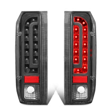 Load image into Gallery viewer, 90-97 Ford F-150/F-250/F-350/Bronco LED Tail Lights Black/Clear