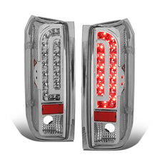 Load image into Gallery viewer, 90-97 Ford F-150/F-250/F-350/Bronco LED Tail Lights Chrome/Clear