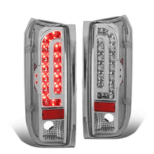 Load image into Gallery viewer, 90-97 Ford F-150/F-250/F-350/Bronco LED Tail Lights Chrome/Clear