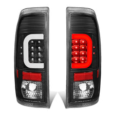 Load image into Gallery viewer, 97-07 Ford F-150 F-250 F-350 C-Bar 3D LED Tail Lights Black/Clear