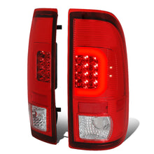 Load image into Gallery viewer, 97-07 Ford F-150 F-250 F-350 F-450 F-550 C-Bar 3D LED Tail Lights Chrome