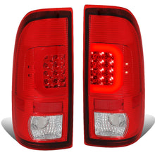 Load image into Gallery viewer, 97-07 Ford F-150 F-250 F-350 F-450 F-550 C-Bar 3D LED Tail Lights Chrome