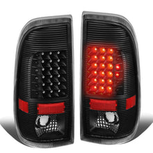 Load image into Gallery viewer, 97-07 Ford F-150 F-250 F-350 F-450 F-550 LED Tail Lights Black/Clear
