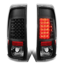 Load image into Gallery viewer, 97-07 Ford F-150 F-250 F-350 F-450 F-550 LED Tail Lights Black/Clear