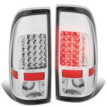 Load image into Gallery viewer, 97-07 Ford F-150 F-250 F-350 F-450 F-550 LED Tail Lights Chrome
