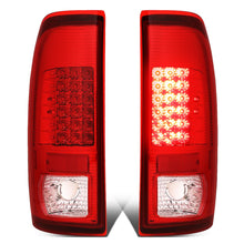 Load image into Gallery viewer, 97-07 Ford F-150 F-250 F-350 F-450 F-550 LED Tail Lights Chrome/Red