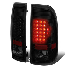 Load image into Gallery viewer, 08-16 Ford F-250 F-350 F-450 F-550 Super Duty LED Tail Lights Black/Smoke