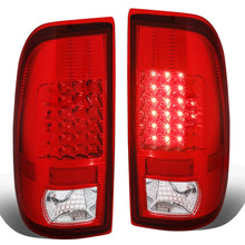 Load image into Gallery viewer, 08-16 Ford F-250/F-350/F-450/F-550 Super Duty LED Tail Lights Chrome