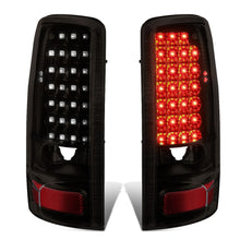 Load image into Gallery viewer, 2000-2006 Chevy Tahoe Suburban GMC Yukon LED Tail Lights Black Smoke