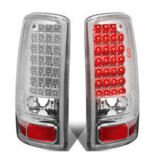 Load image into Gallery viewer, 2000-2006 Chevy Tahoe Suburban GMC Yukon LED Tail Lights Chrome