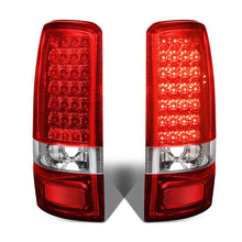 Load image into Gallery viewer, 00-06 Chevrolet Tahoe Suburban Yukon LED Tail Lights Chrome Red