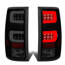 Load image into Gallery viewer, 07-14 GMC Sierra 3D LED Tail Lights - Black Smoke
